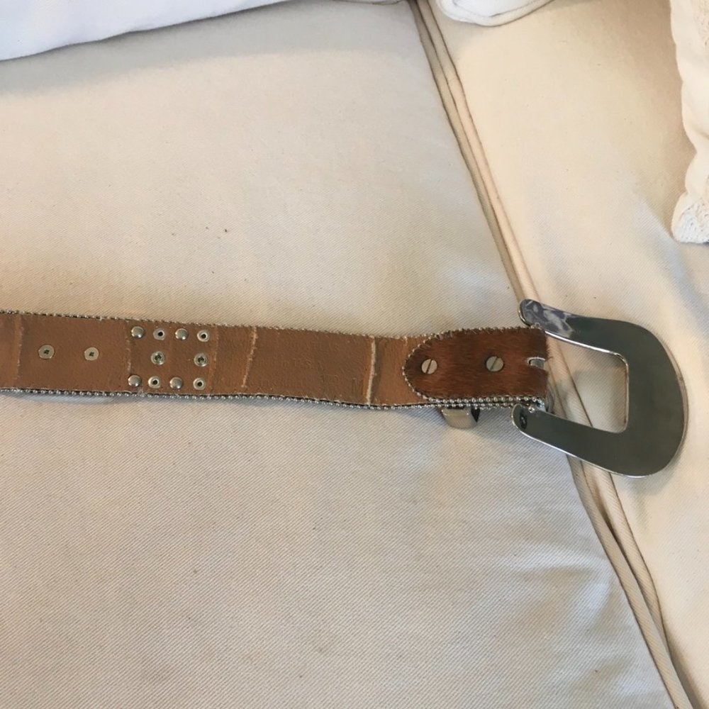 W.B. Atlas TM Jeweled and Pony Hair Belt - Picture 7 of 12